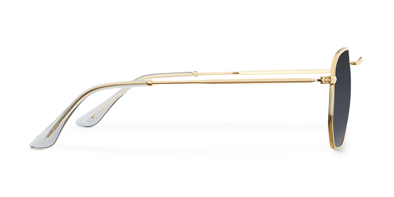 Golden Hexagon Polarized Sunglasses - Image 3