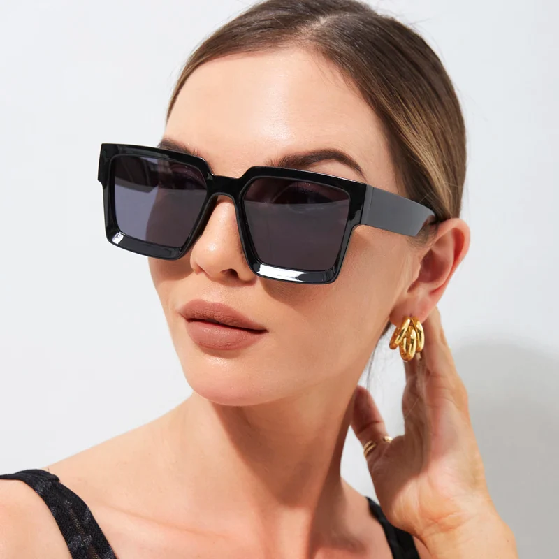 Eternal Elegance Square 70s-Inspired Bio-Based Sunglasses - Image 4