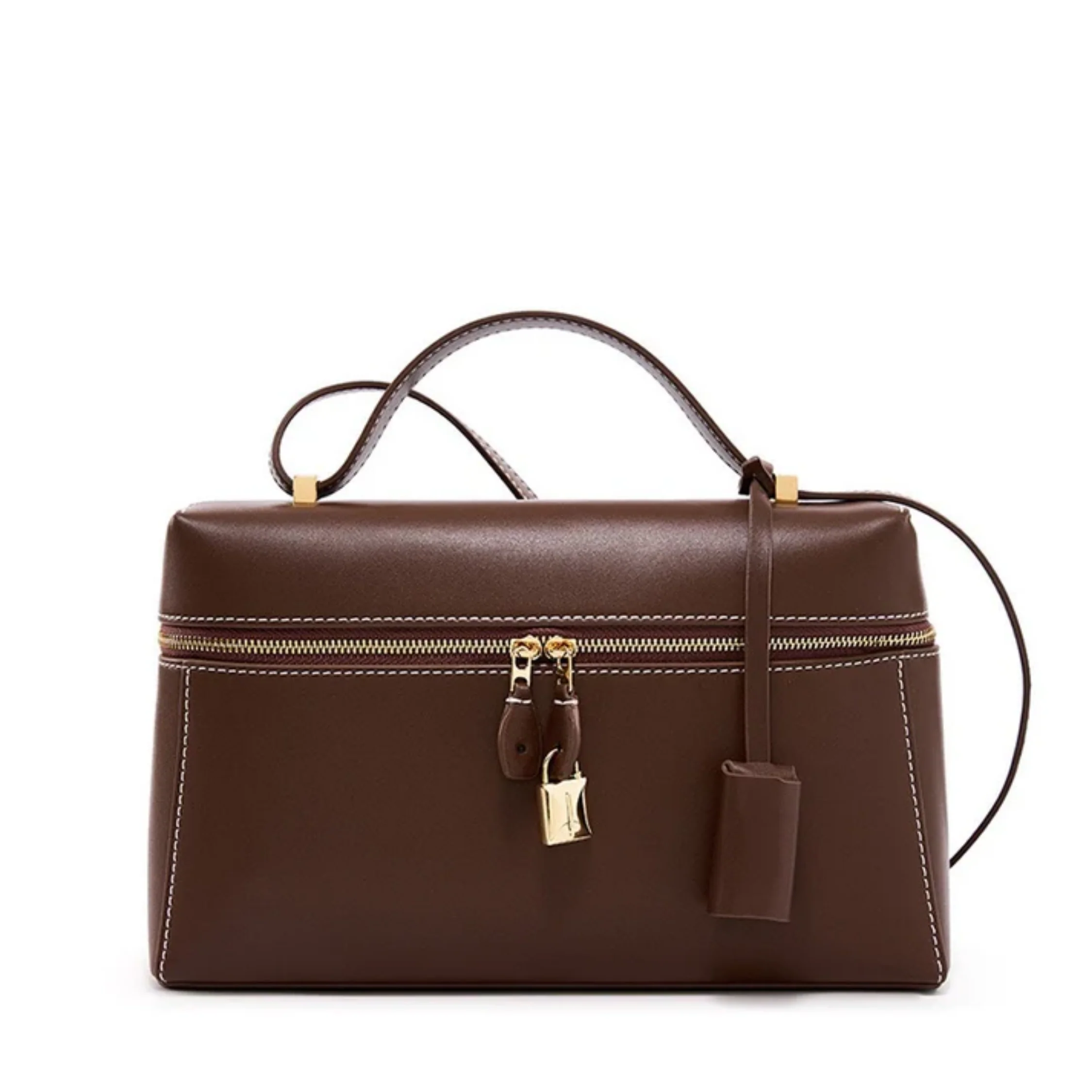 Fioréva Genuine Leather Crossbody Bucket Bag - Image 2