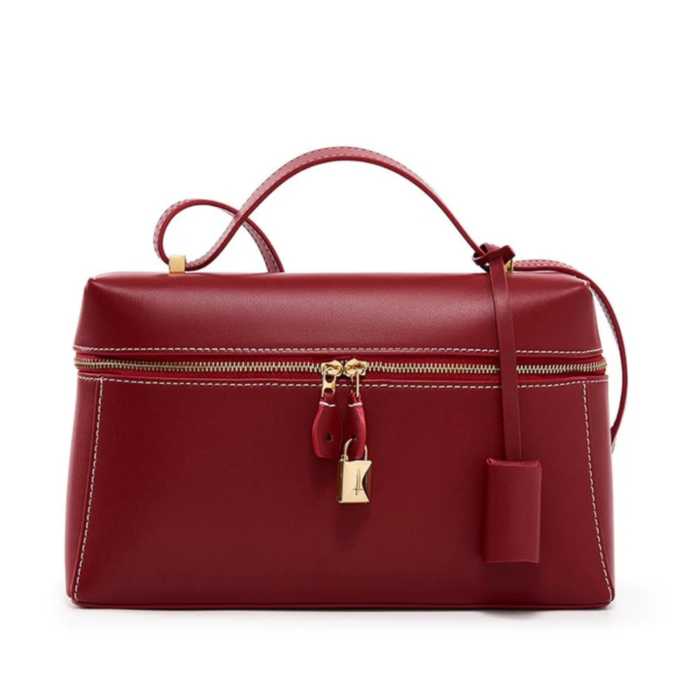 Fioréva Genuine Leather Crossbody Bucket Bag - Image 3