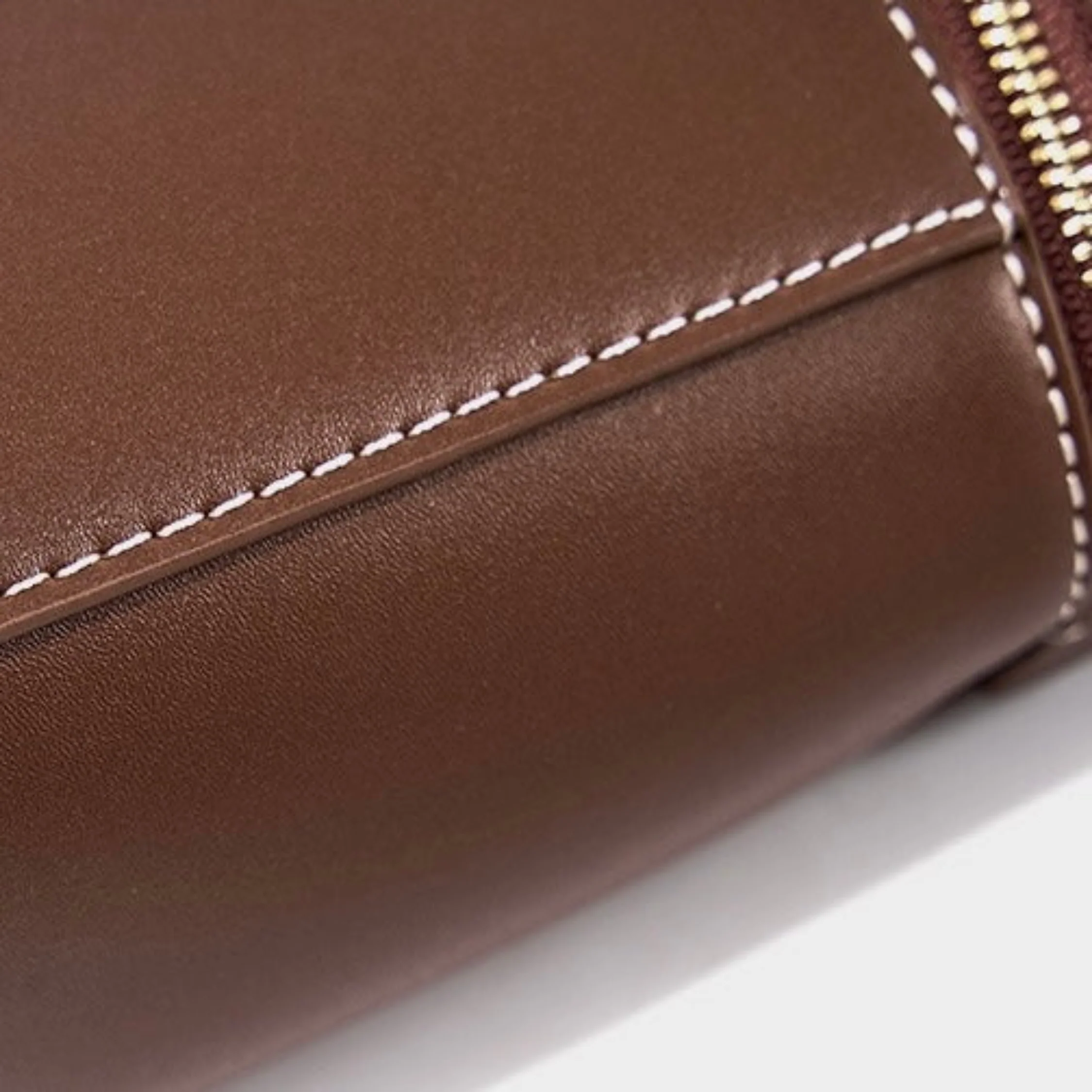 Fioréva Genuine Leather Crossbody Bucket Bag - Image 7