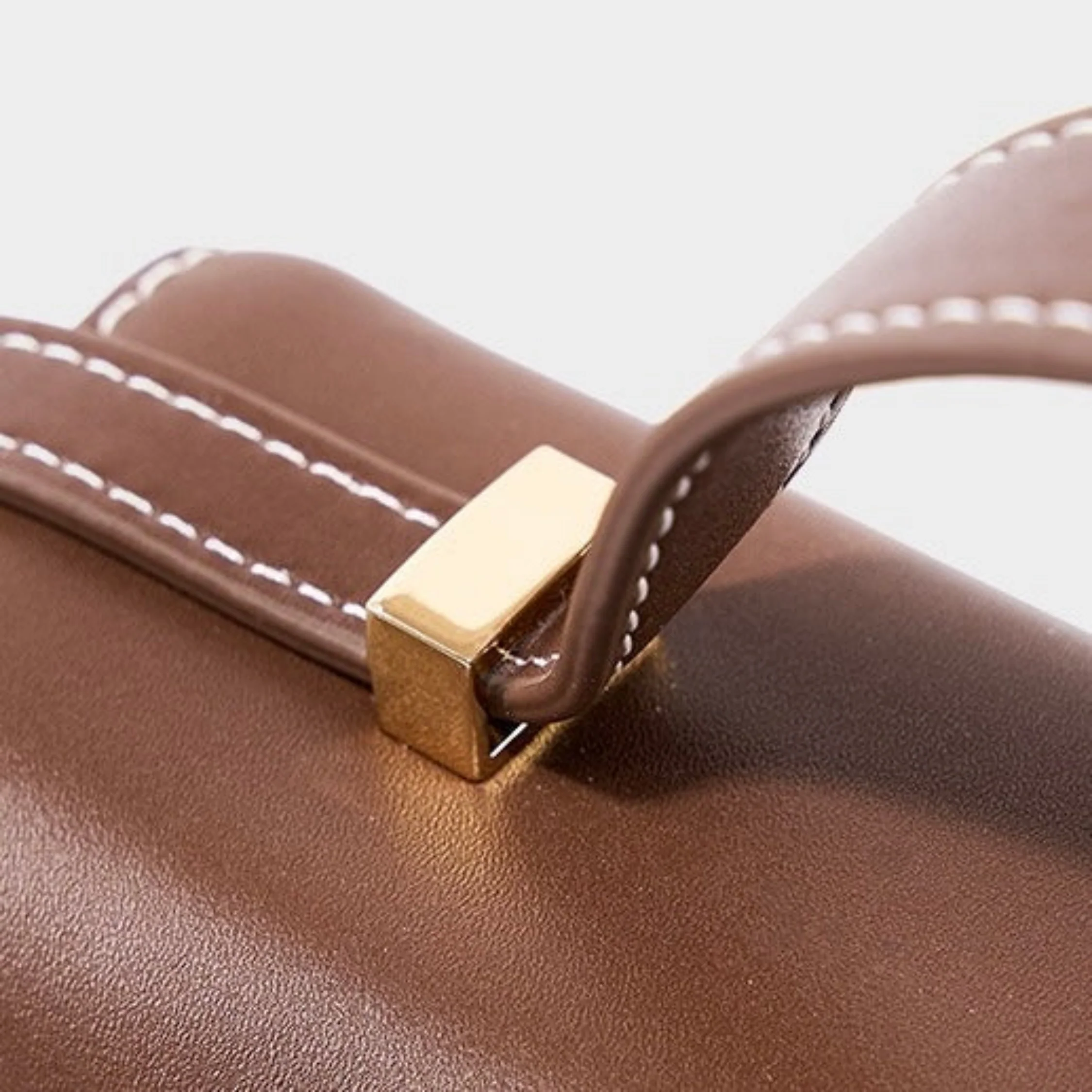 Fioréva Genuine Leather Crossbody Bucket Bag - Image 8