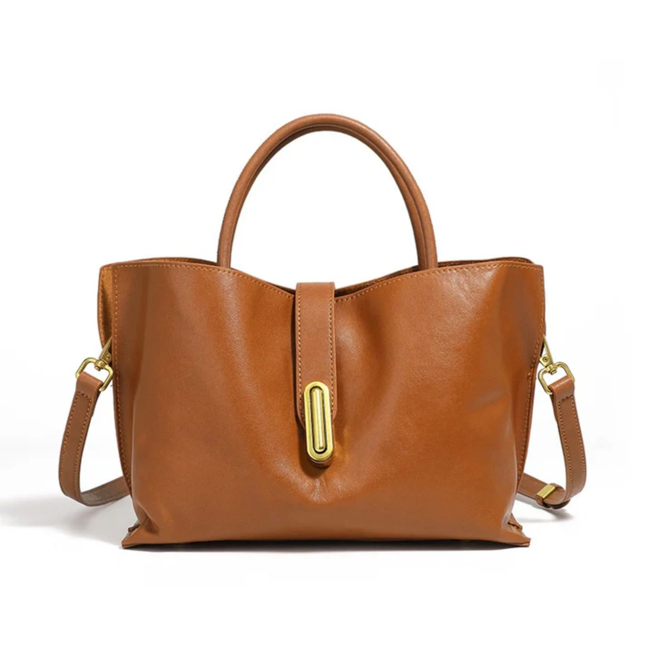 Fraulein Genuine Cowhide Crossbody Tote Bag