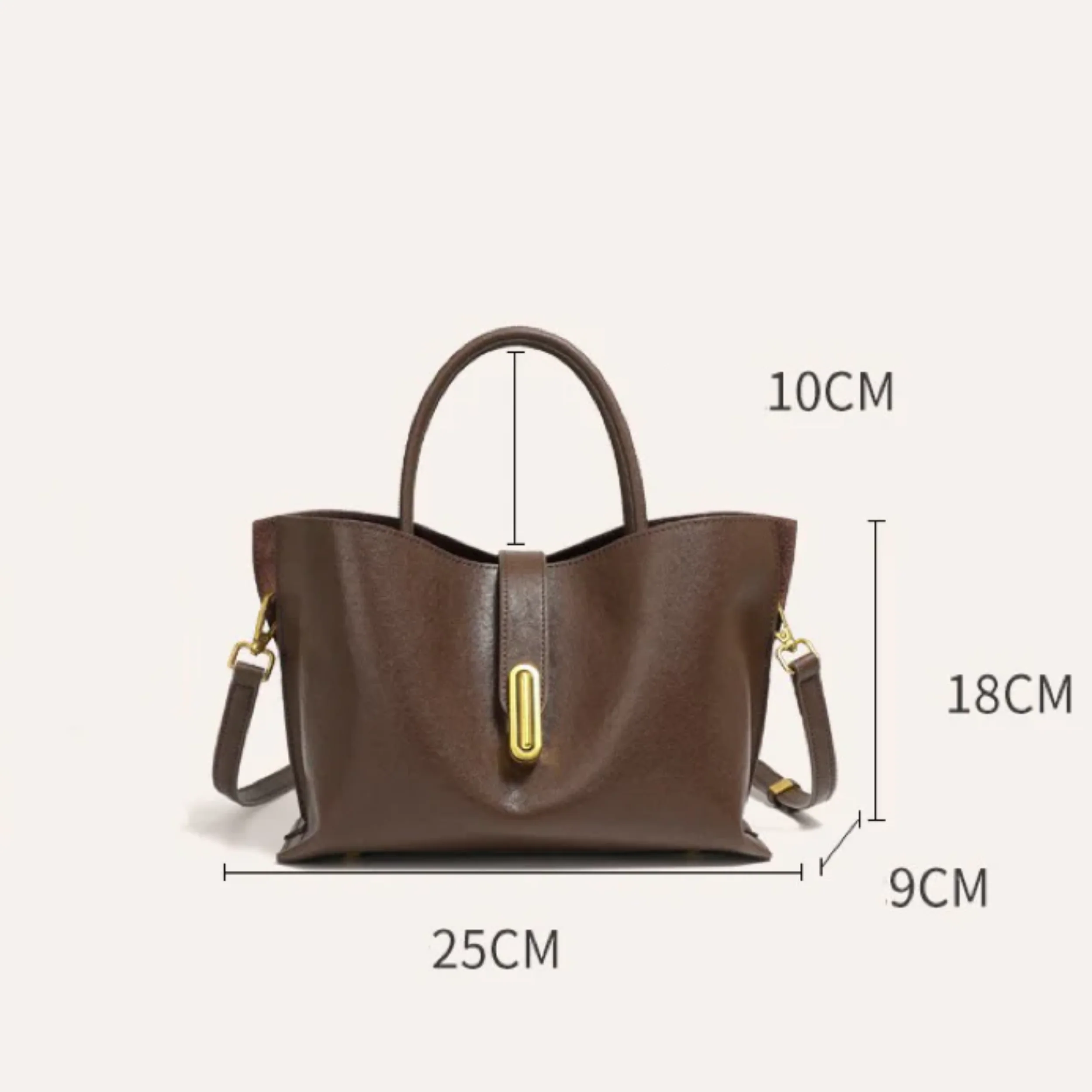 Fraulein Genuine Cowhide Crossbody Tote Bag - Image 10
