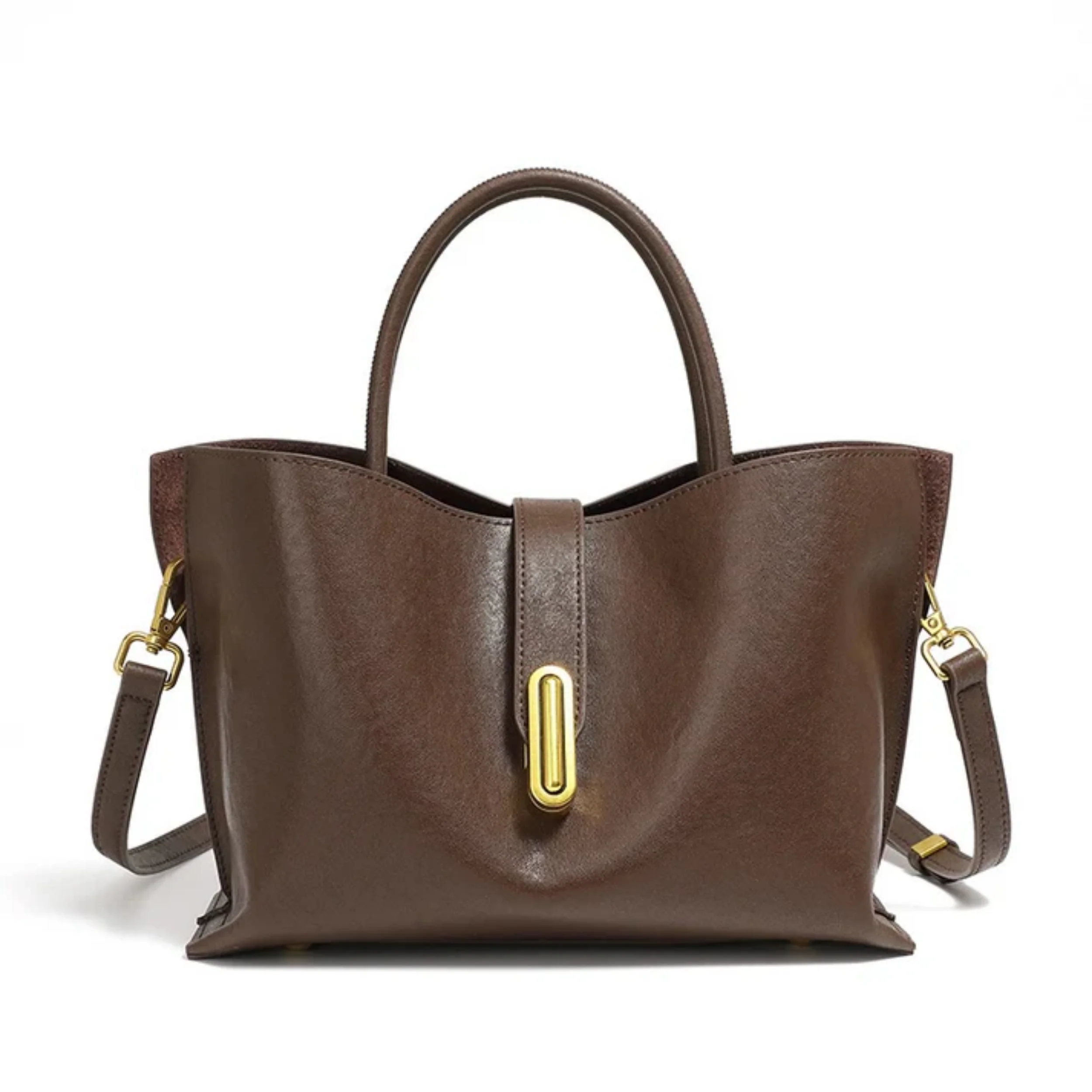 Fraulein Genuine Cowhide Crossbody Tote Bag - Image 3
