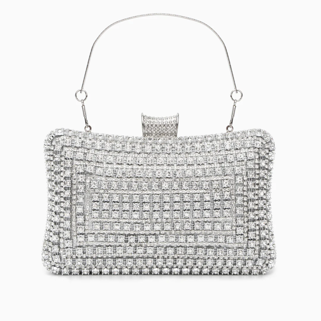 Glitter Clutch Bag – Elegant Evening Bag with Detachable Chain Strap for Weddings and Parties - Image 4