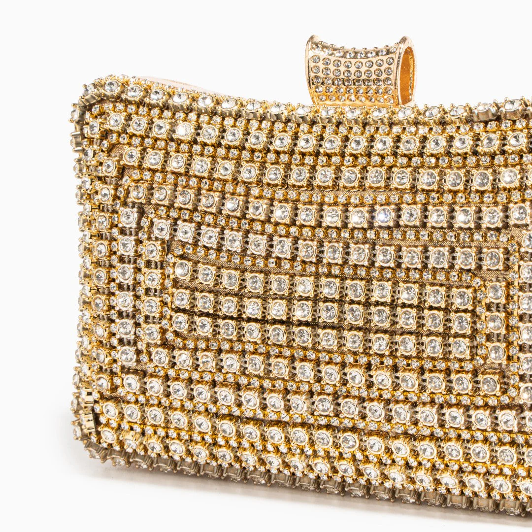 Glitter Clutch Bag – Elegant Evening Bag with Detachable Chain Strap for Weddings and Parties - Image 5