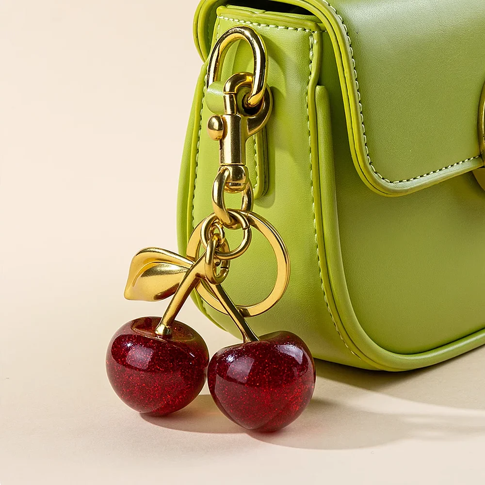 Gold Cherry Charm - Image 3