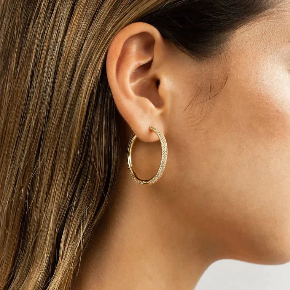 Halo Hoop Earrings - Image 4
