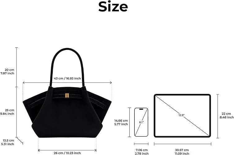 Allure Maxi Suede Tote Bag - Image 11