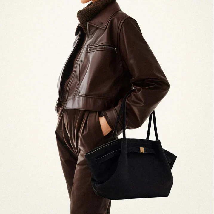 Allure Maxi Suede Tote Bag - Image 7