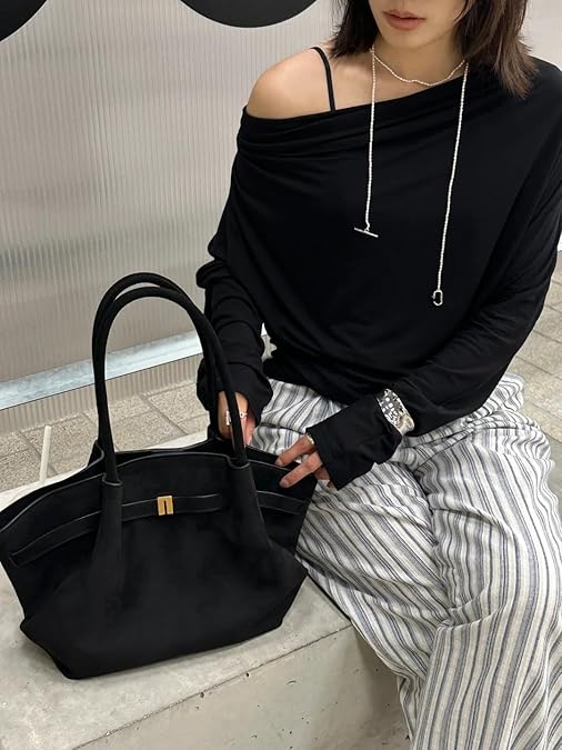 Allure Maxi Suede Tote Bag - Image 9
