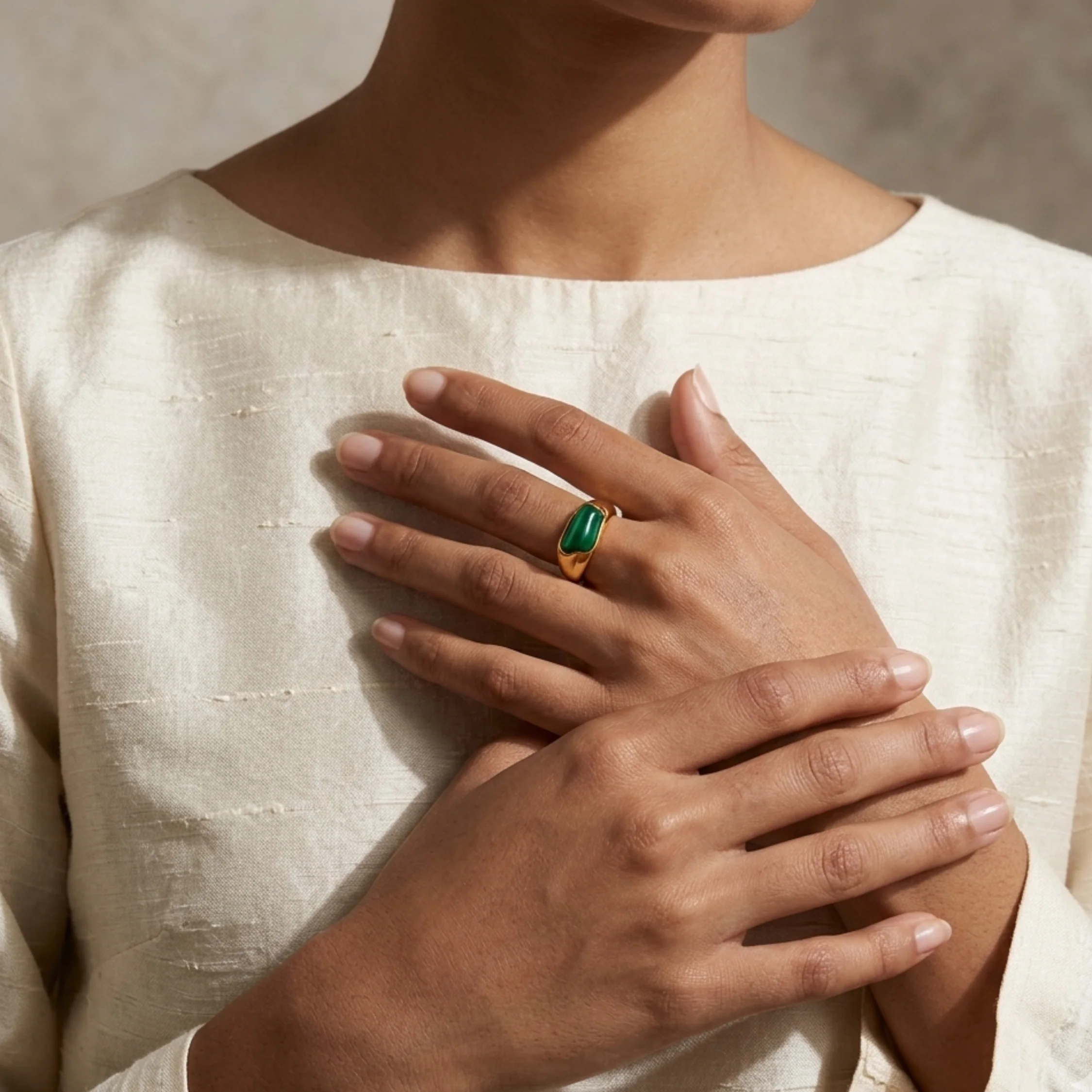 Hermiline Mystic Green Ring - Image 3