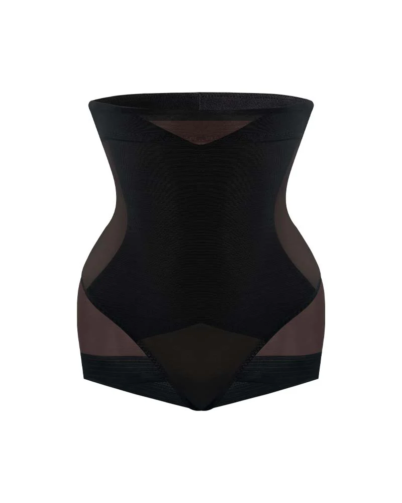 Elegance High-Waist Mesh Tummy Control Shaping Panty - Image 12