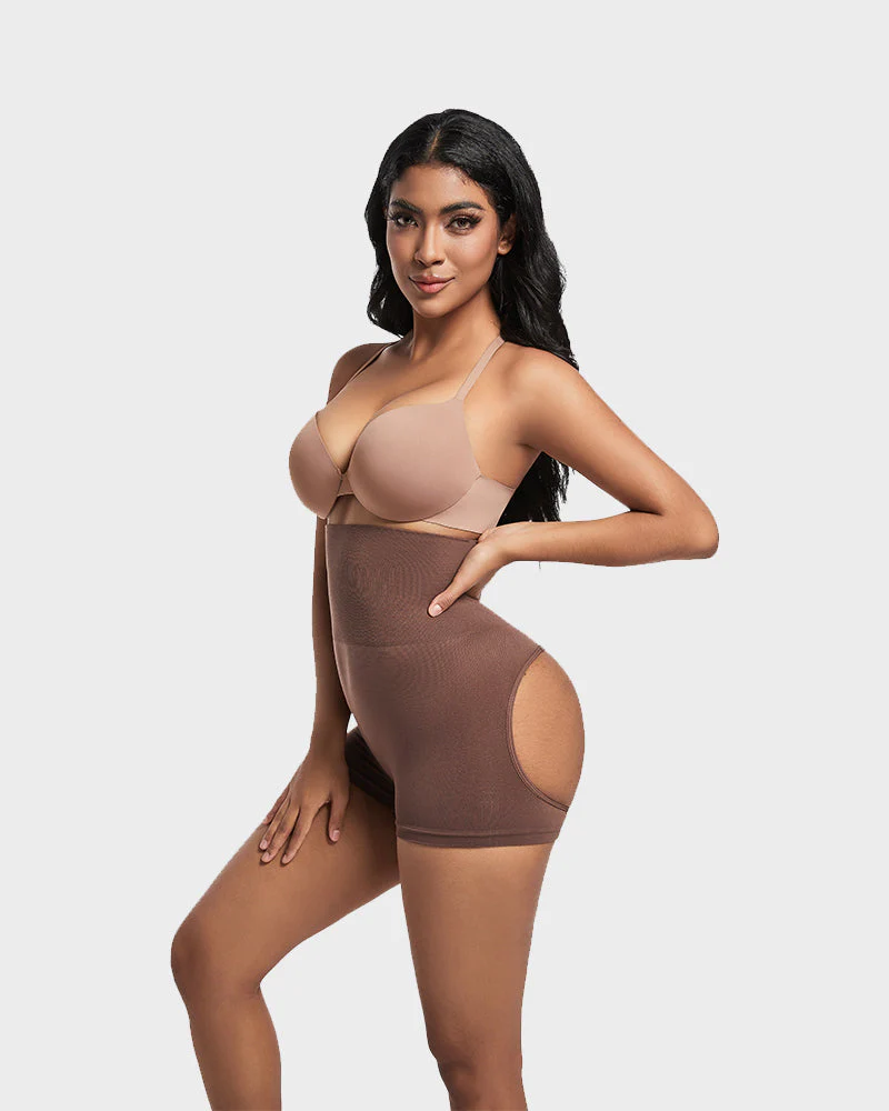 High-Waist Seamless Butt Lifting Shaping Shorts - Image 10