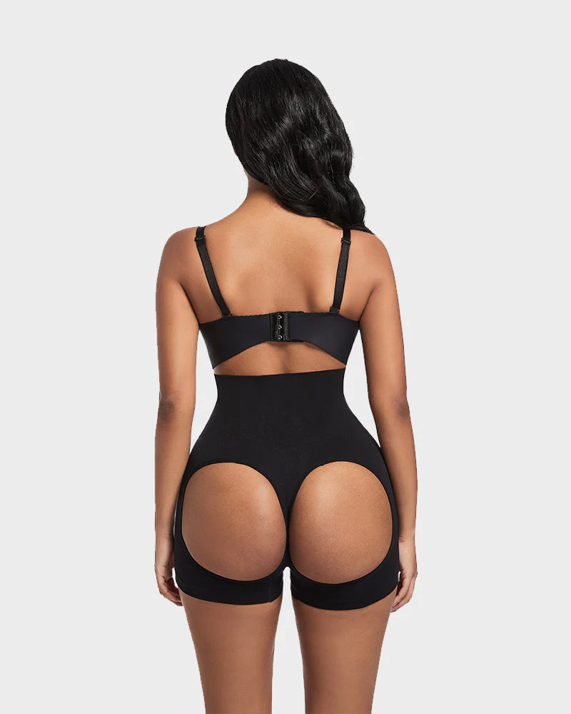 High-Waist Seamless Butt Lifting Shaping Shorts - Image 2
