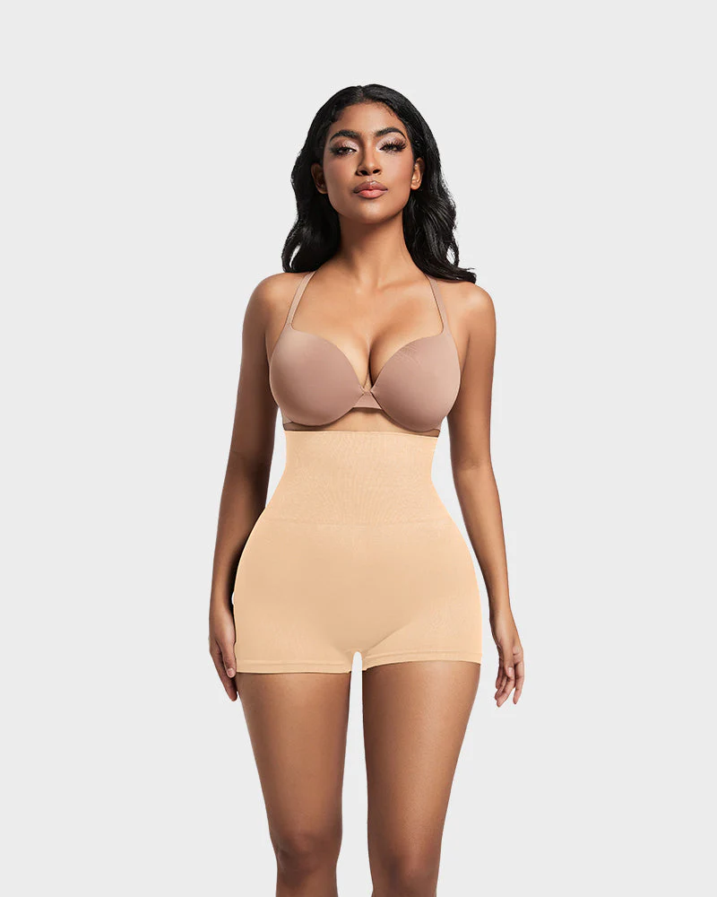 High-Waist Seamless Butt Lifting Shaping Shorts - Image 20