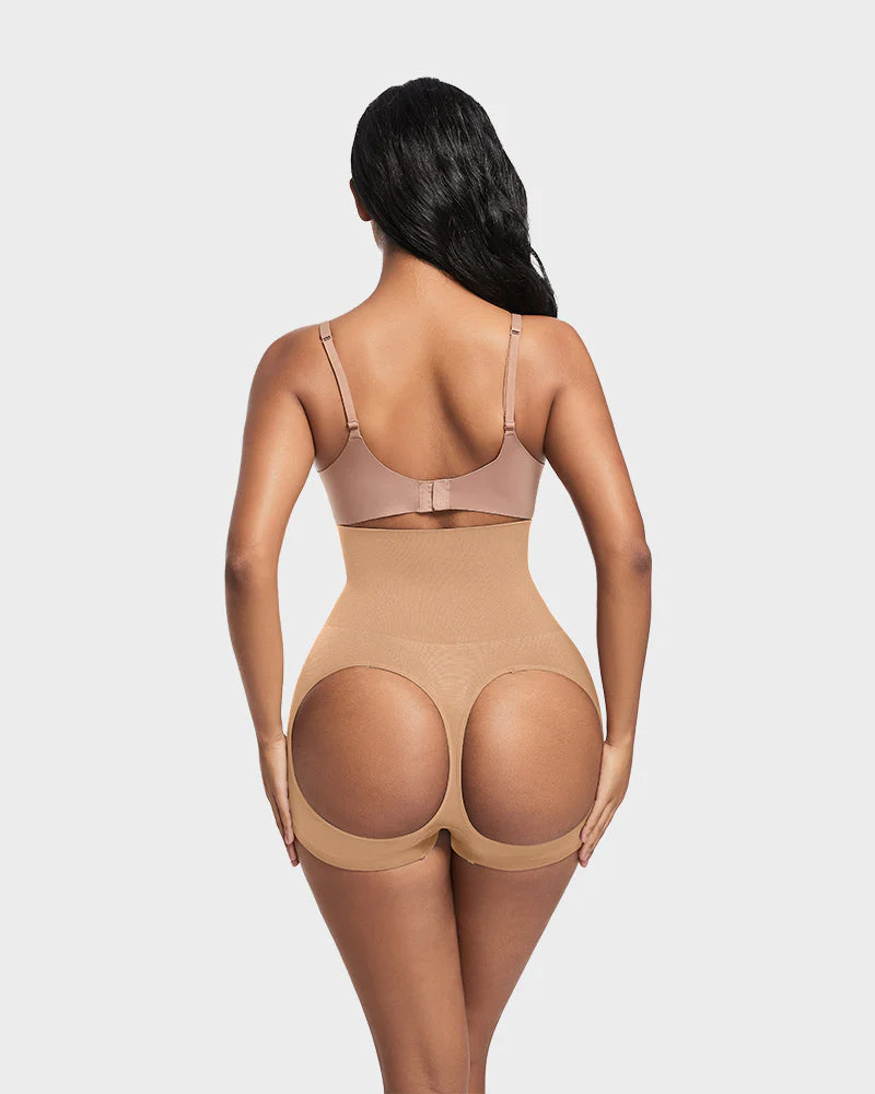 High-Waist Seamless Butt Lifting Shaping Shorts - Image 24