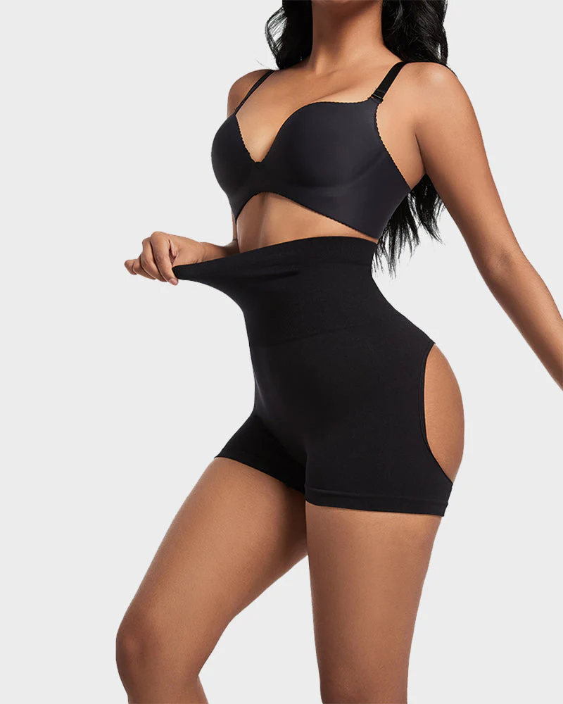 High-Waist Seamless Butt Lifting Shaping Shorts - Image 4