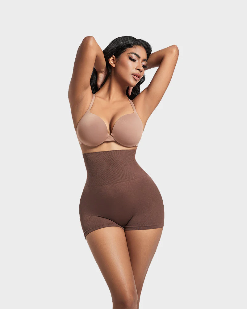 High-Waist Seamless Butt Lifting Shaping Shorts - Image 40