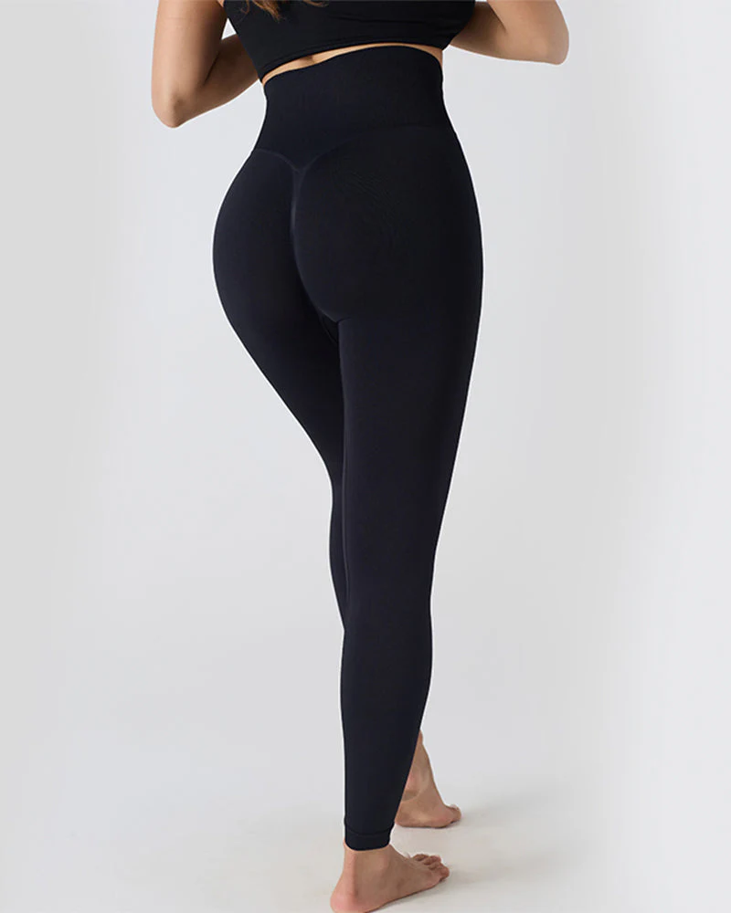 High-Waist Seamless Sculpting Leggings - Image 18