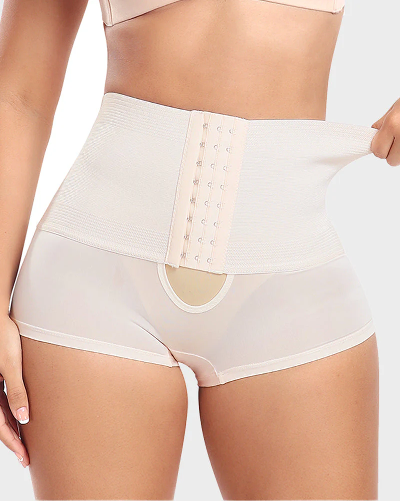 High-Waist Tummy Control Shaping Boyshort Panty - Image 18