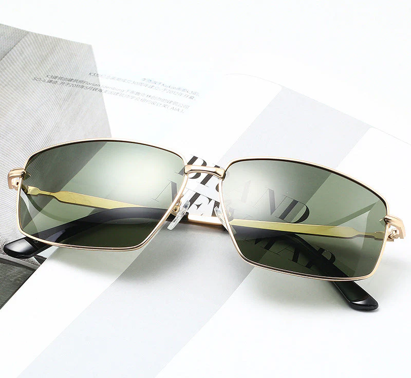 Idir Gold Olive Polarized Sunglasses - Image 2