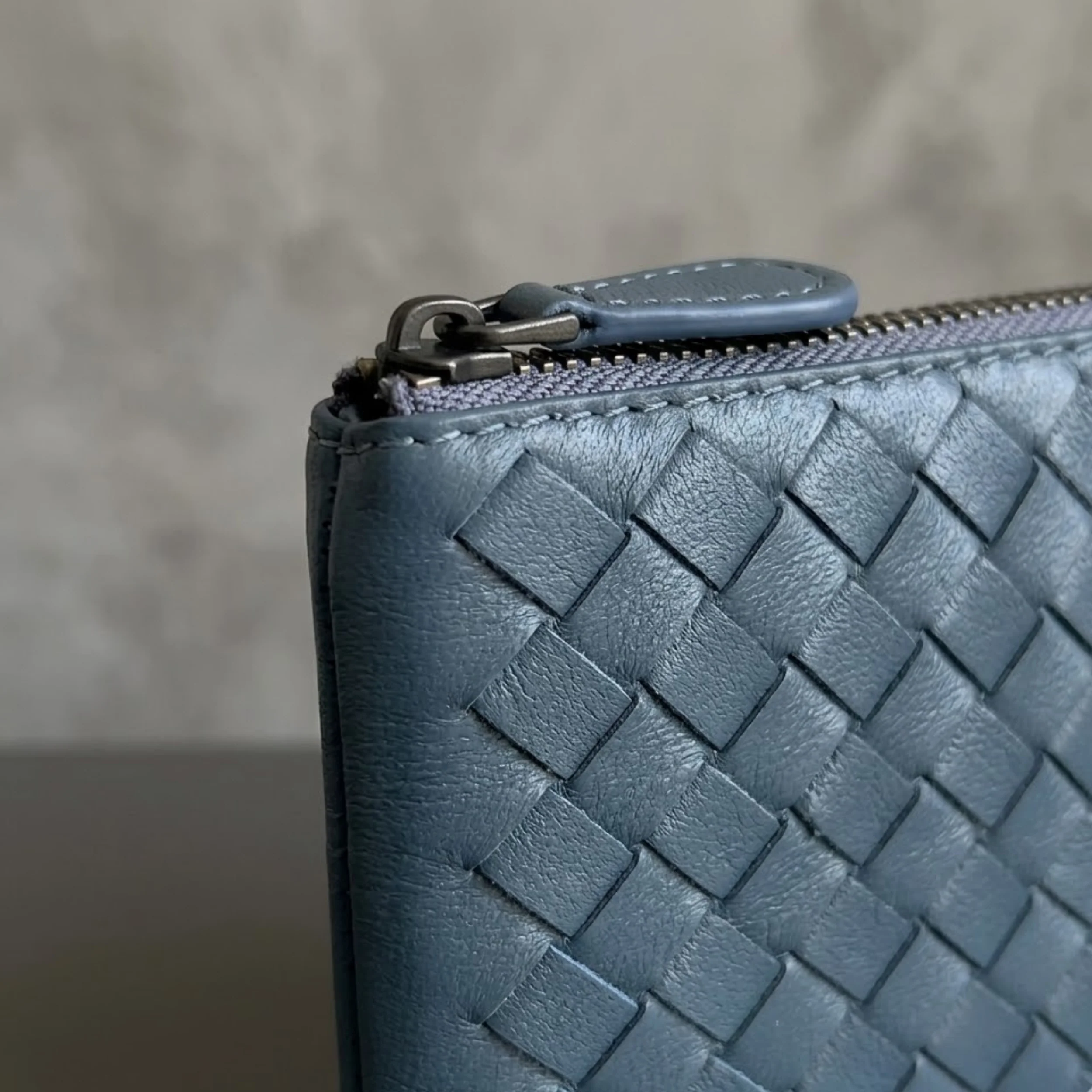 Jaeira Handwoven Lambskin Key Fob & Card Wallet - Image 6