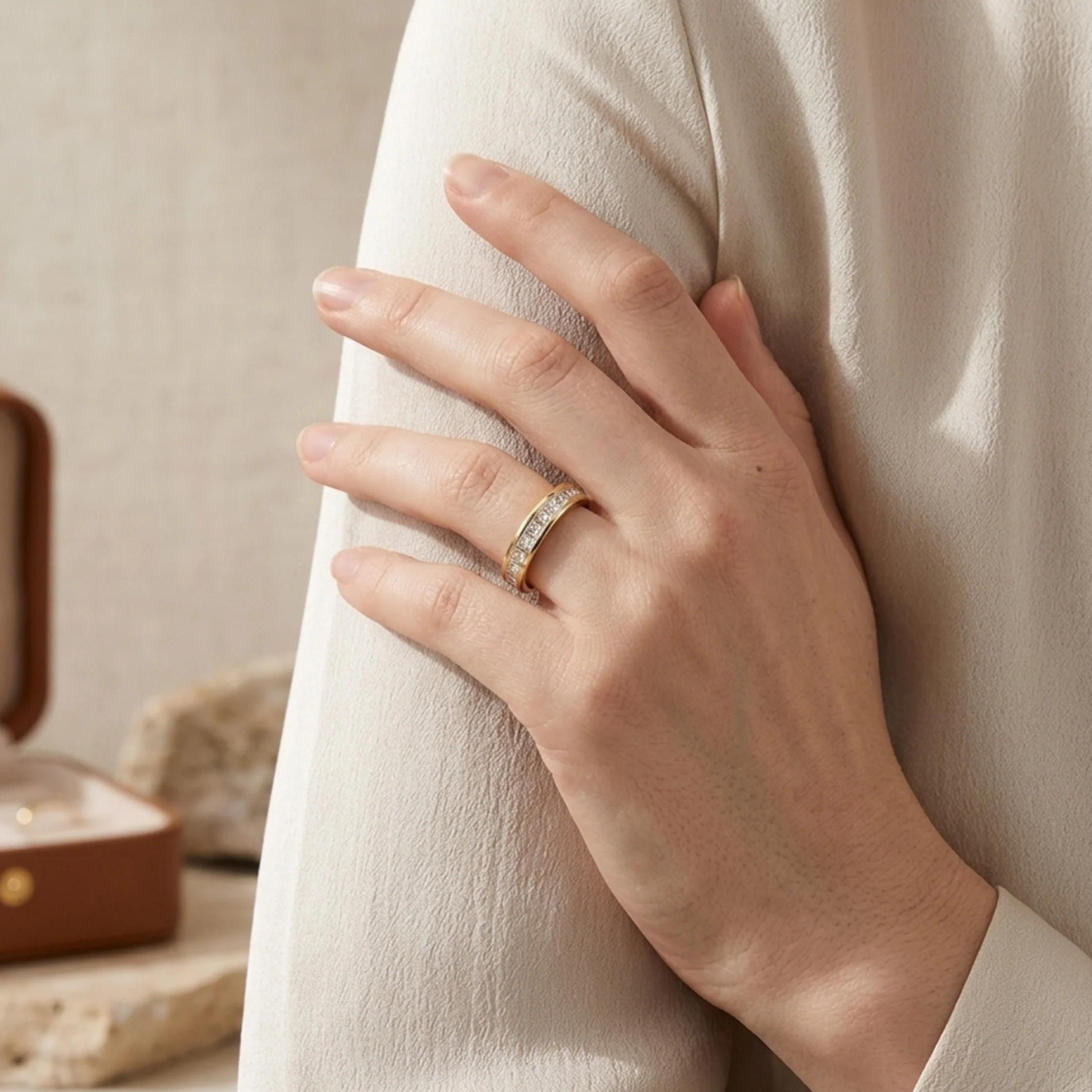 Katarina Radiance Crystal Band Ring - Image 5