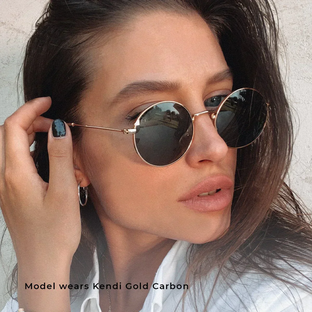 Kendi Gold Carbon Polarized Sunglasses - Image 4