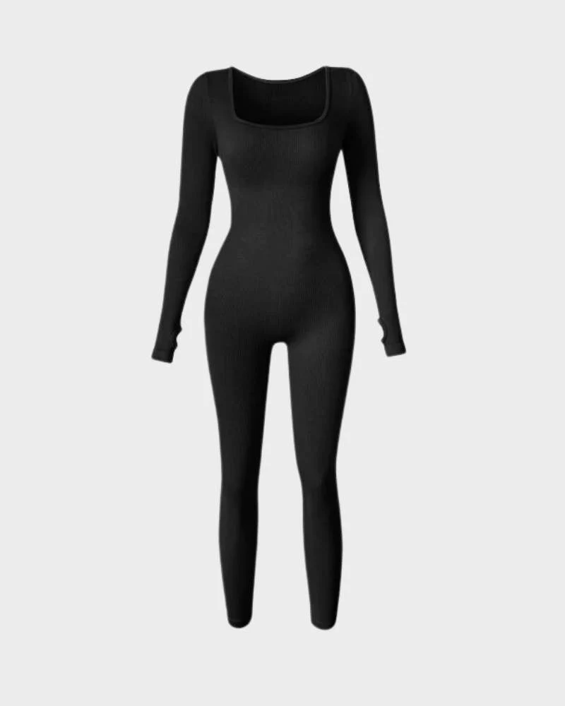Long Sleeve Full Body Shaper Bodysuit - Image 11