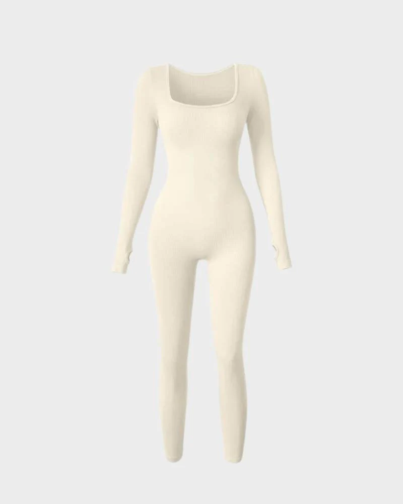 Long Sleeve Full Body Shaper Bodysuit - Image 12