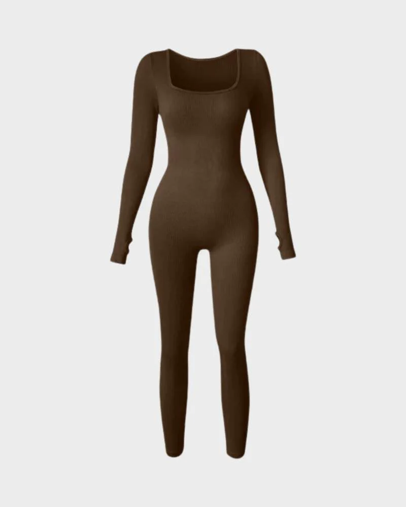 Long Sleeve Full Body Shaper Bodysuit - Image 13