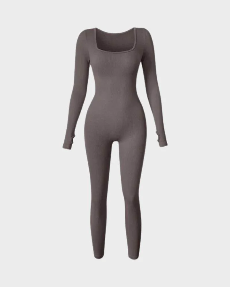 Long Sleeve Full Body Shaper Bodysuit - Image 7