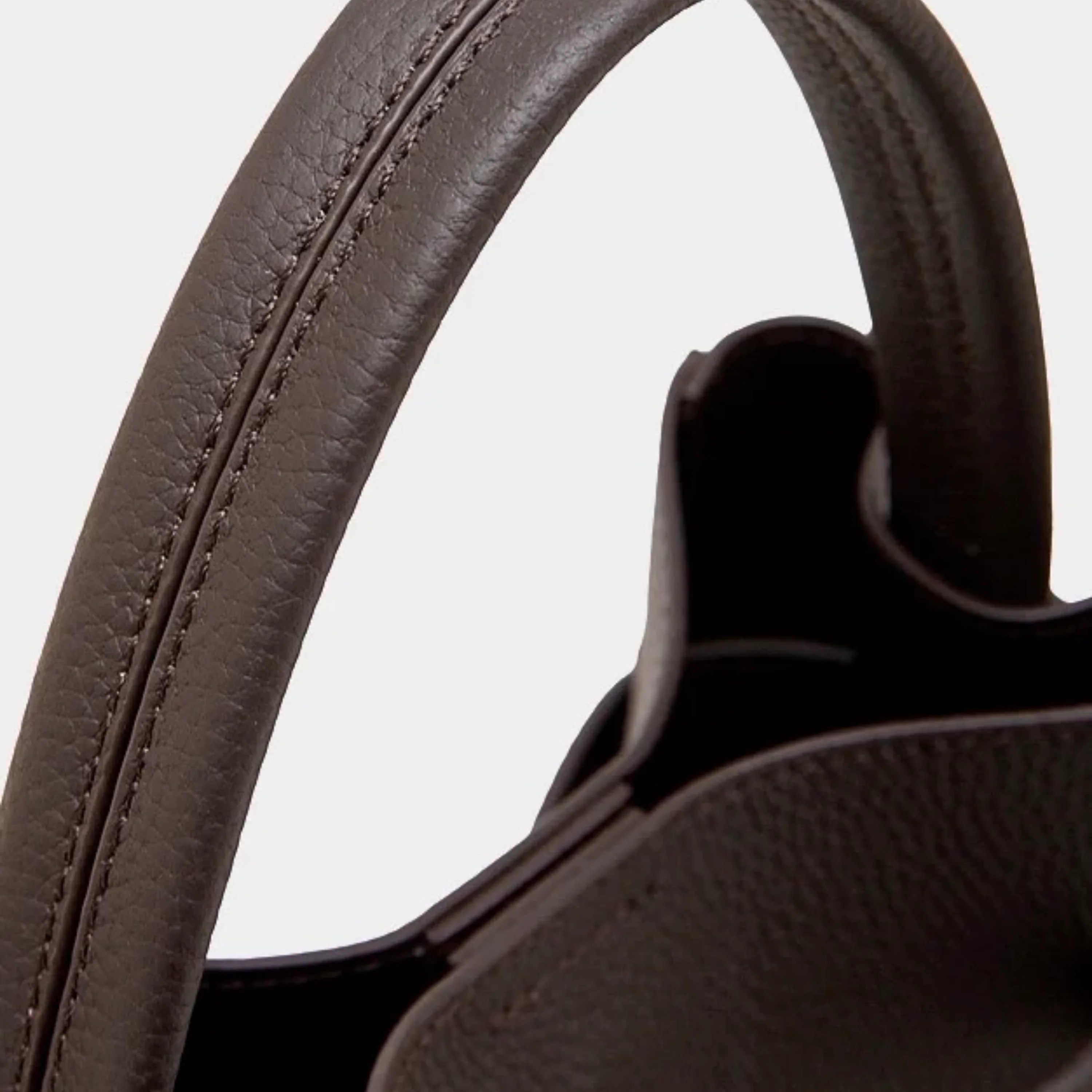 Louisse Genuine Leather Basket Bucket Bag - Image 10
