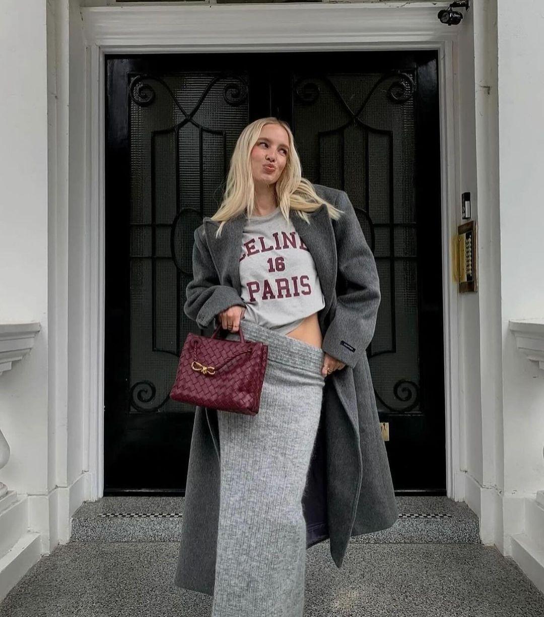 Woven Vegan Leather Tote - Image 11
