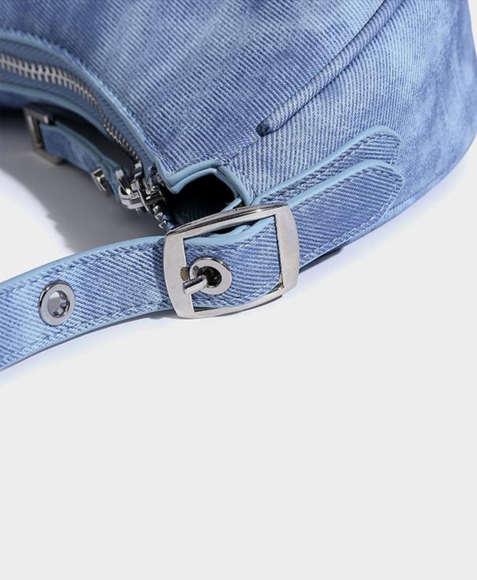 LunaEdge Buckle Crescent Hobo Bag - Image 8