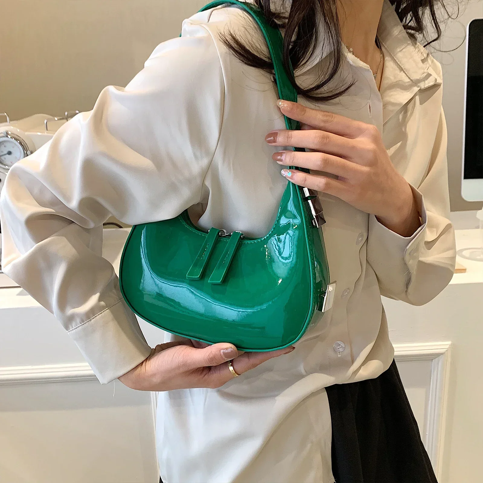Lunara Crescent Crossbody - Image 10