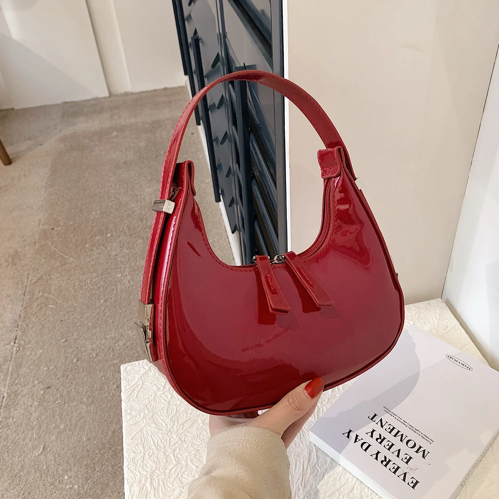 Lunara Crescent Crossbody - Image 6