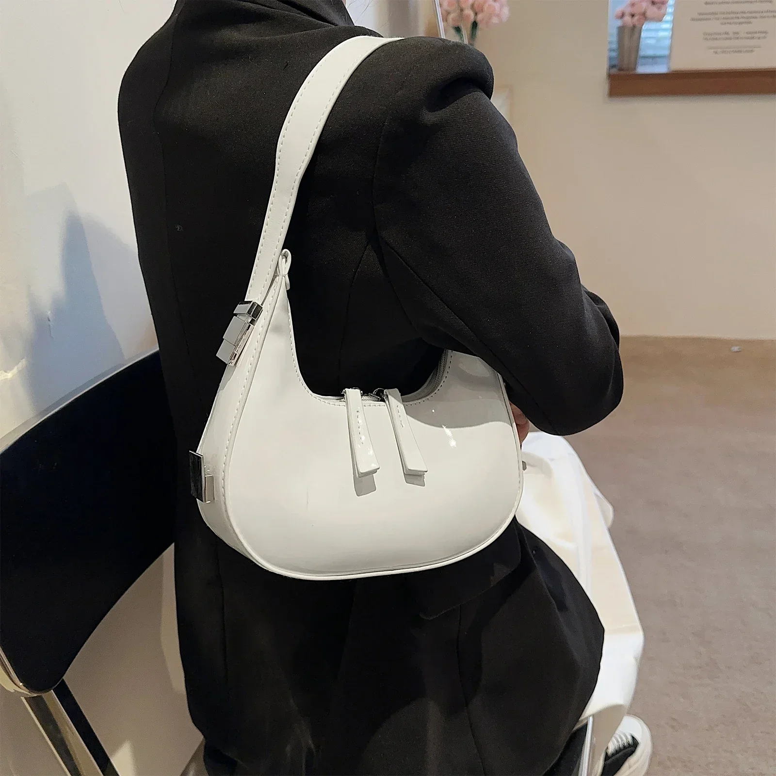 Lunara Crescent Crossbody - Image 8