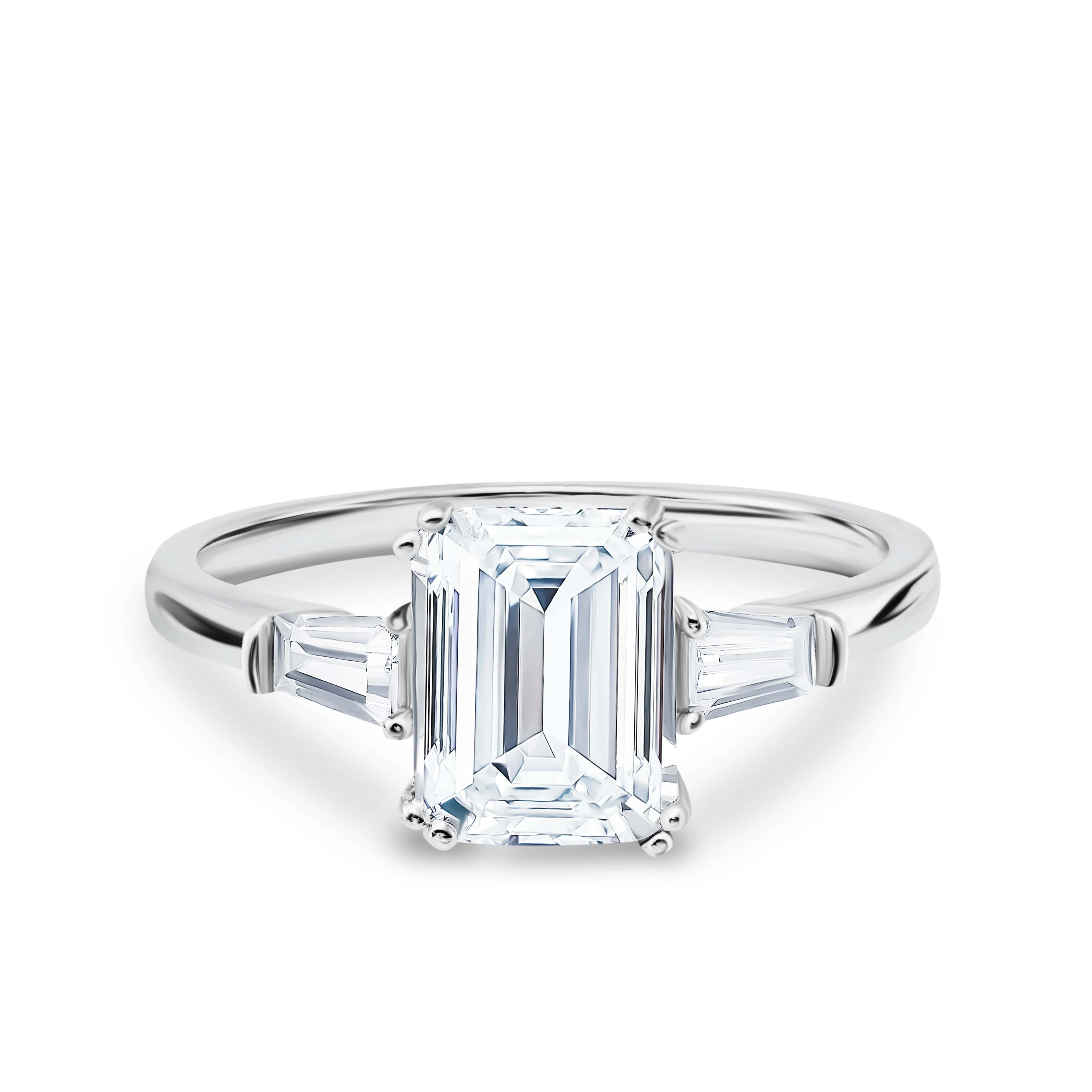 Lustrous Devotion Moissanite Solitaire Ring - Image 10