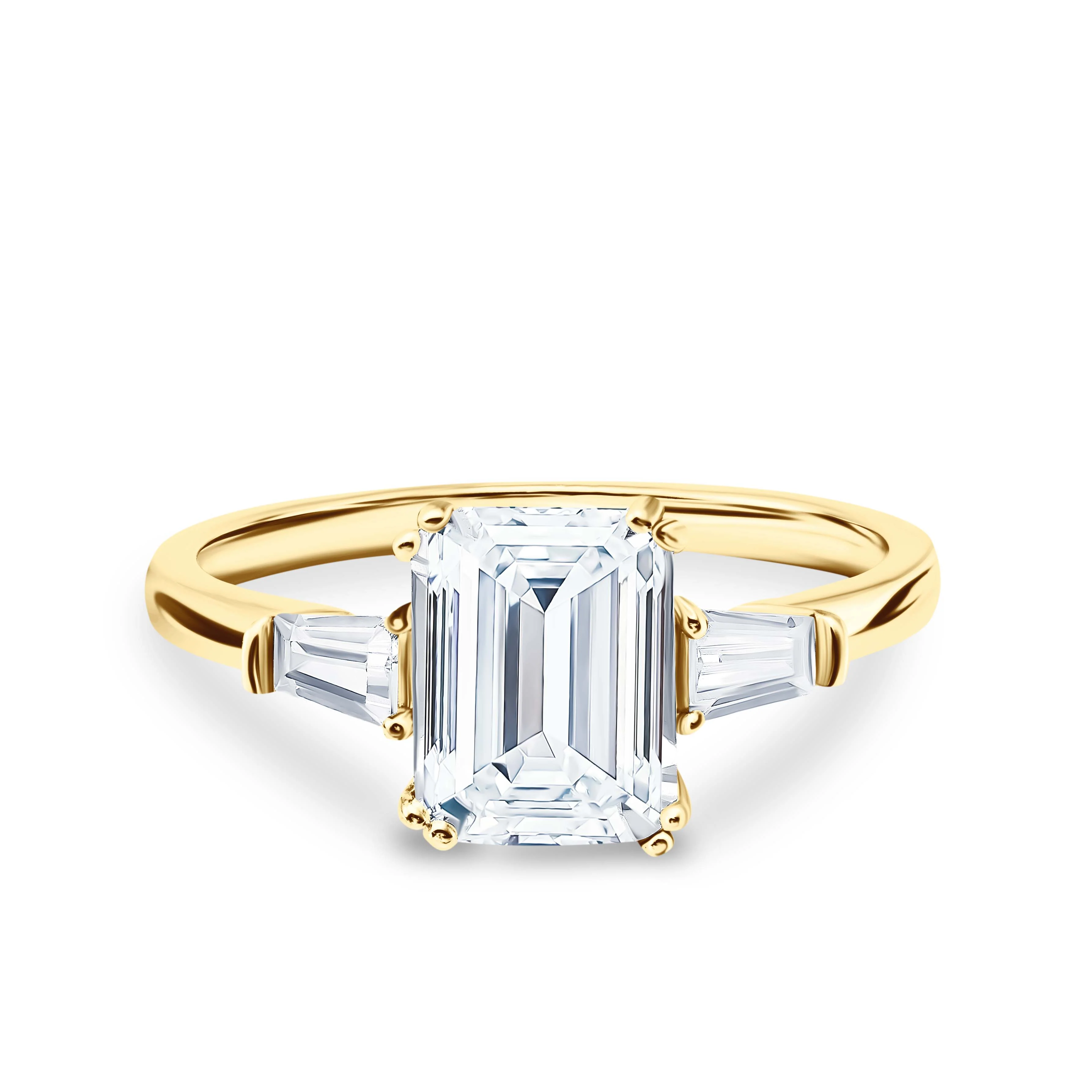 Lustrous Devotion Moissanite Solitaire Ring - Image 11