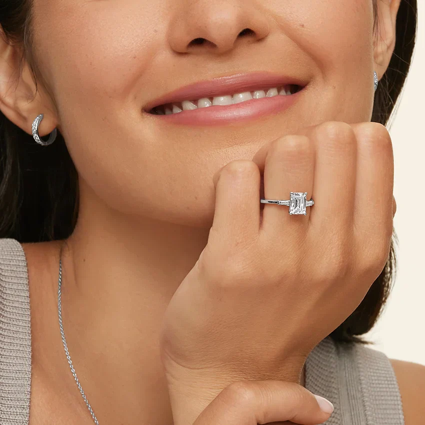Lustrous Devotion Moissanite Solitaire Ring - Image 12