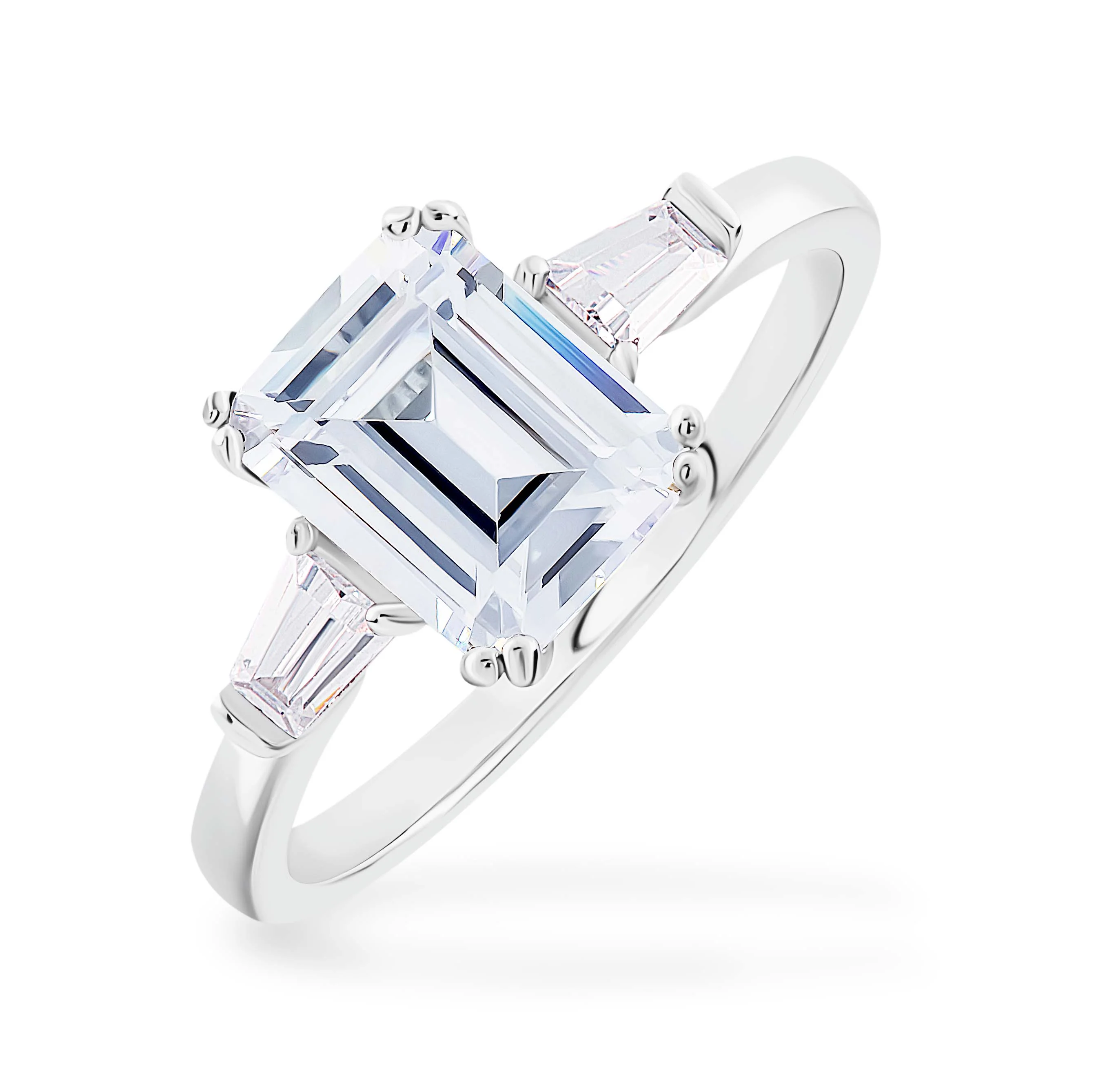 Lustrous Devotion Moissanite Solitaire Ring - Image 4