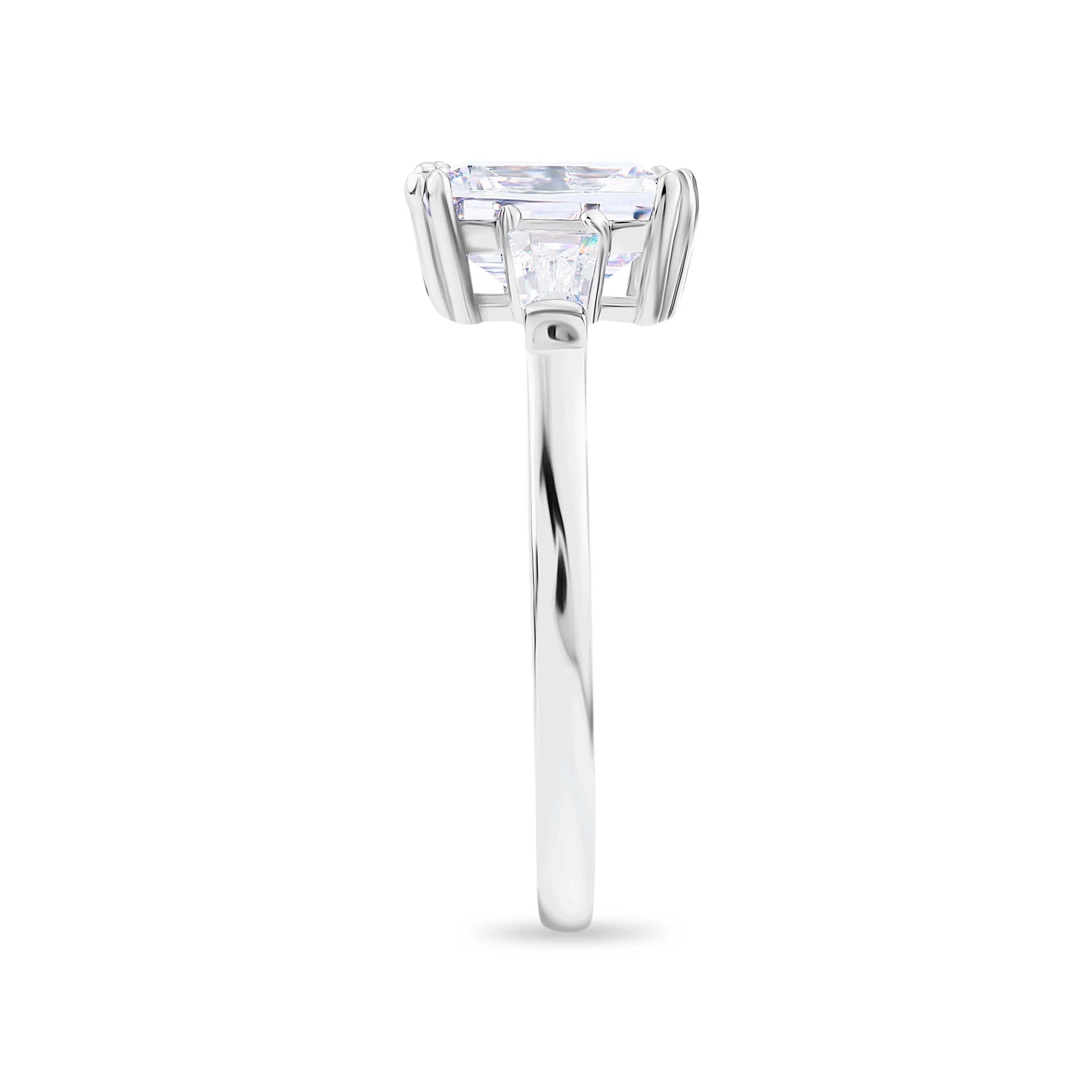 Lustrous Devotion Moissanite Solitaire Ring - Image 5