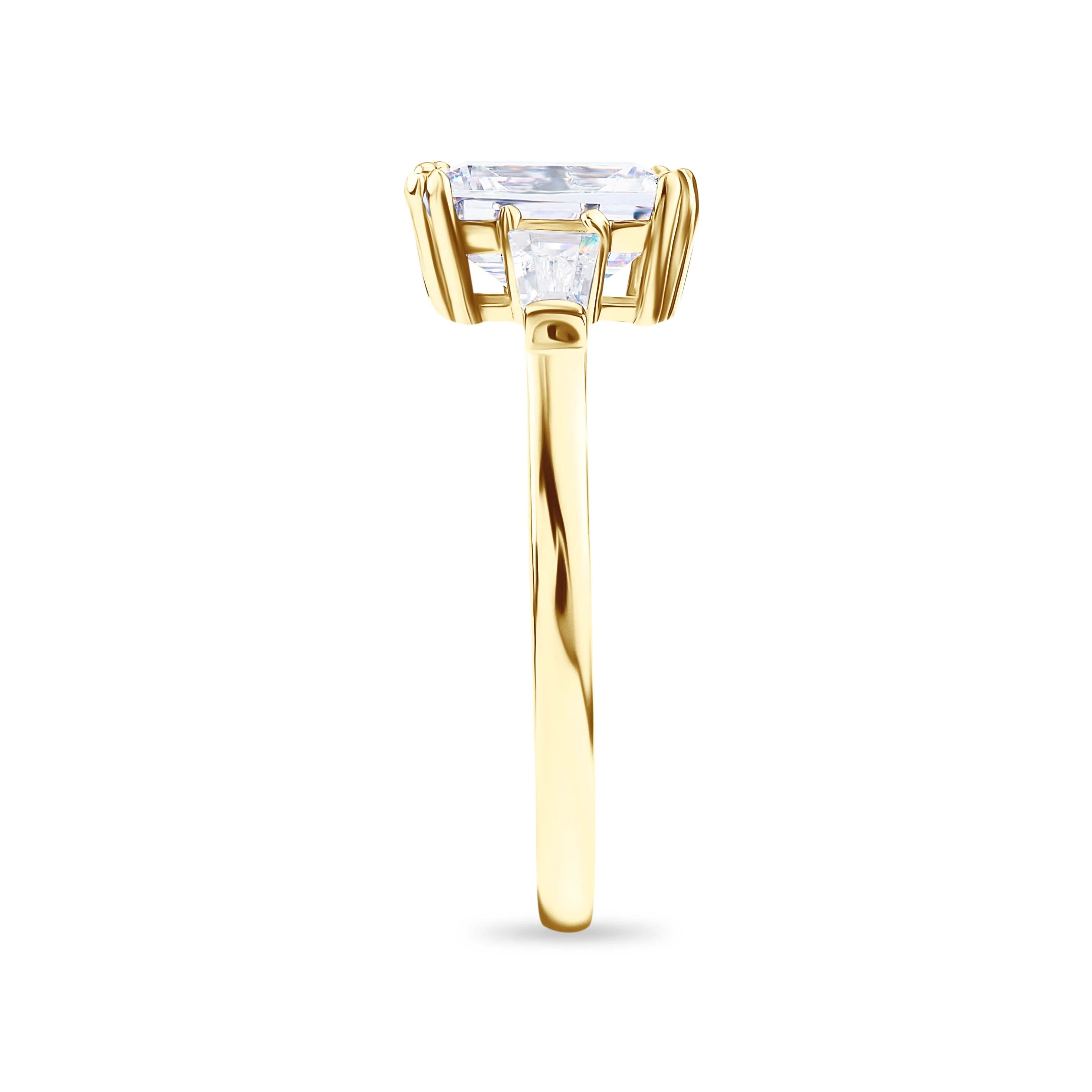 Lustrous Devotion Moissanite Solitaire Ring - Image 8