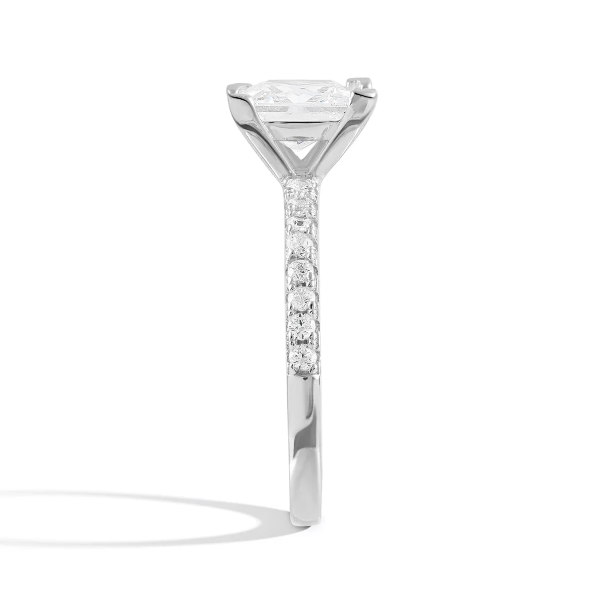 Lustrous Eternity Moissanite Ring - Image 5