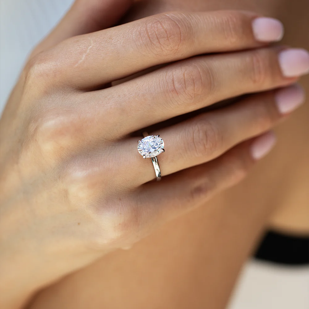 Lustrous Moissanite Elegance Ring - Image 13