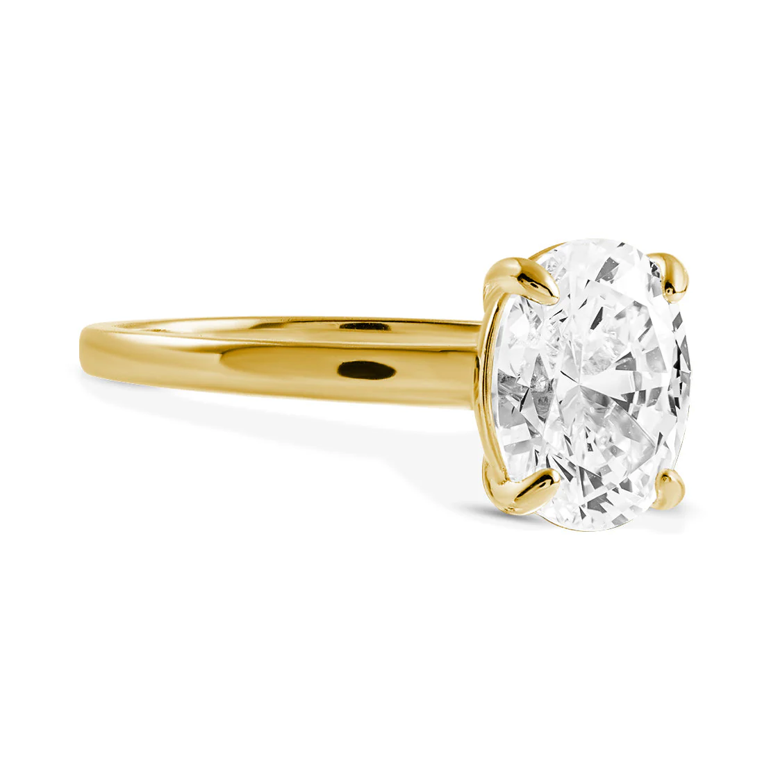 Lustrous Moissanite Elegance Ring - Image 3