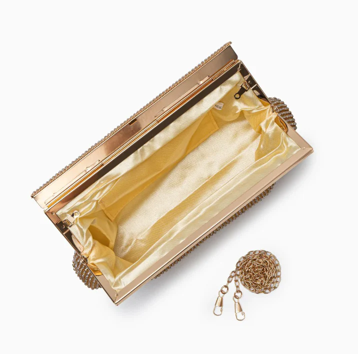 Luxury Glamour Diamond Clutch Bag - Sparkling Evening Bag for Special Occasions - Image 3